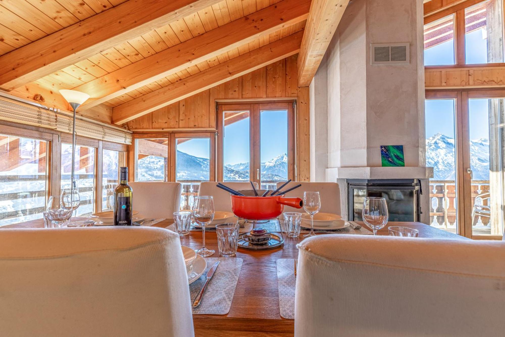 Balcons Du Soleil Sunny & Mountain Apartments By Alpvision Residences Veysonnaz Exteriör bild